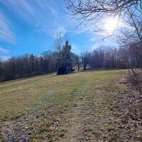 Blick zum Schöpfl Schutzhaus zurück