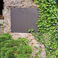 Tafel 75 Jahre Waldhütte