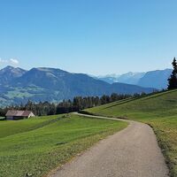 Blick in den Bregenzerwald vom Brüggelekopf