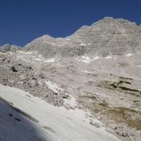 Querung vom großen Schneefeld auch kein Problem