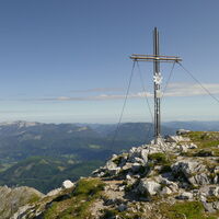 am Gipfel des Scheiblingstein angekommen