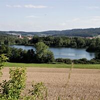 Blick auf den Ruschweiler Weiher