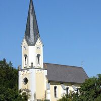 Hll. Philippus und Jakobus - die Kirche in St. Filippen bei Brückl, Südostansicht