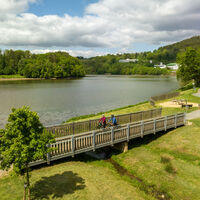 Prüm Radweg, Stausee Bitburg, Biersdorf