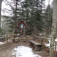 Kreuz Richtung Schöpfl und Mitterschöpfel