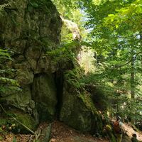 Abstieg durch das Felswandergebiet / Rundweg