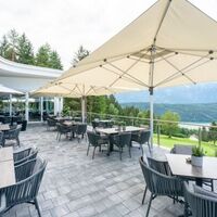 Terrasse Nici's Restaurant am Golfplatz