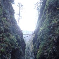 Abstieg durch die Weichtalklamm