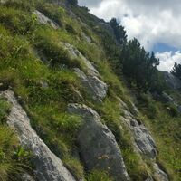 Nur für Geübte der direkte Weg über den Roßstein