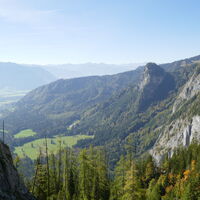 Ausblick zum Burgstall