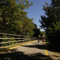Entlang des Radwegs zwischen Pietramurata und Sarche