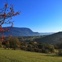 Blick auf Virieu-le-Grand von St Martin aus