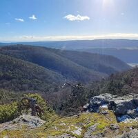 Ausblick auf der Hengelwand