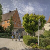 Zugang zum Obersontheim Schloss