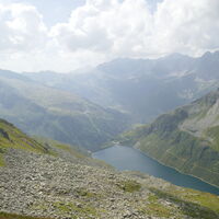 Blick zum Unteren Bockhartsee
