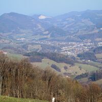 Blick auf Kirchberg an der Pielach