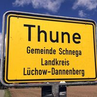 Thune - Ortseingang