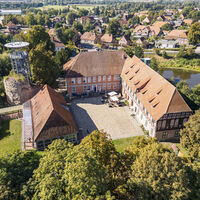 Schloss Bleckede von oben