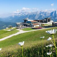 Bergrestaurant Rosshütte mit Alpenpanorama
