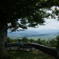 Aussichtspunkt Leuenberg - Alpenpanoramaweg Etappe 17.