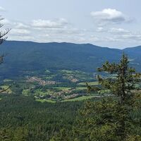 Talblick in den Lamer Winkel