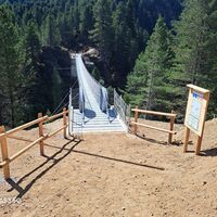 Tibetische Brücke „Ponte delle Vacche“