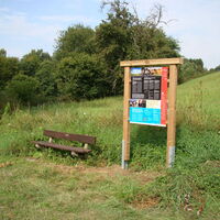 Infotafel am Weg