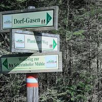 Wegweiser _Gasen_Oststeiermark