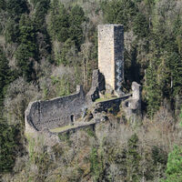 Blick zur Ruine Wieladingen...