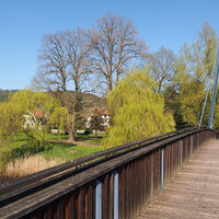 Werra-Radwegbrücke bei Ebenshausen