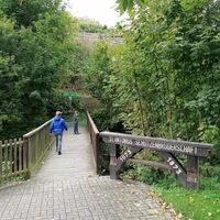 Brücke hinter der Schützenhalle Ostwig