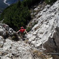 Eindrücke vom Klettersteig (2)
