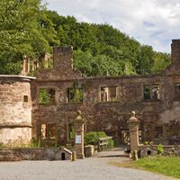 Wasserschlossruine in Menzingen