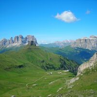 Alba - Ciampac ©Archivio APT Val di Fassa