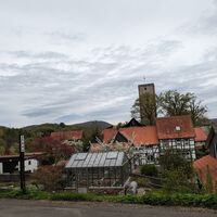 Wanderparkplatz Greene, Blick auf die Greener Burg