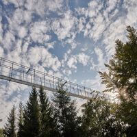 Himmel ueber dem Skywalk