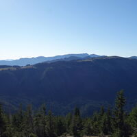 Aufstieg am Terzer Göller Blick nach Süd