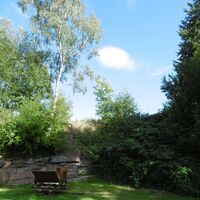 Lore auf dem Sandstein-Erlebnisweg