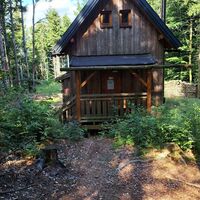 Schutzhütte Peilstein Rückseite