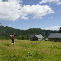 Bärenfeuchtenalm, dahinter der Hochtausing