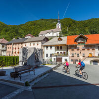 Radfahrer in Kropa