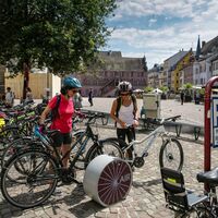 Mulhouse - Stationen für öffentliches Fahrradverleihsystem