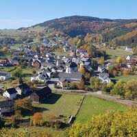 Ausblick vom Kreuzberg in Medebach-Düdinghausen