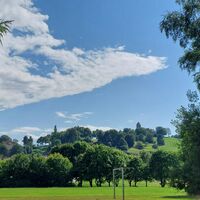 Panoramablick auf Hohenberg