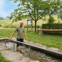 Kneipp-Tretbecken im Golmeketal