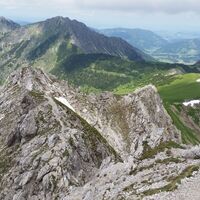 Rückblick in Richtung Zirleseck