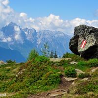 Bis zu den Dolomiten reicht der Blick