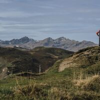 Aussicht geniessen am Piz Mundaun
