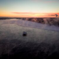 Saunafähre auf der Vuoksi