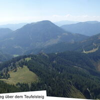 Abstieg am Teufelssteig